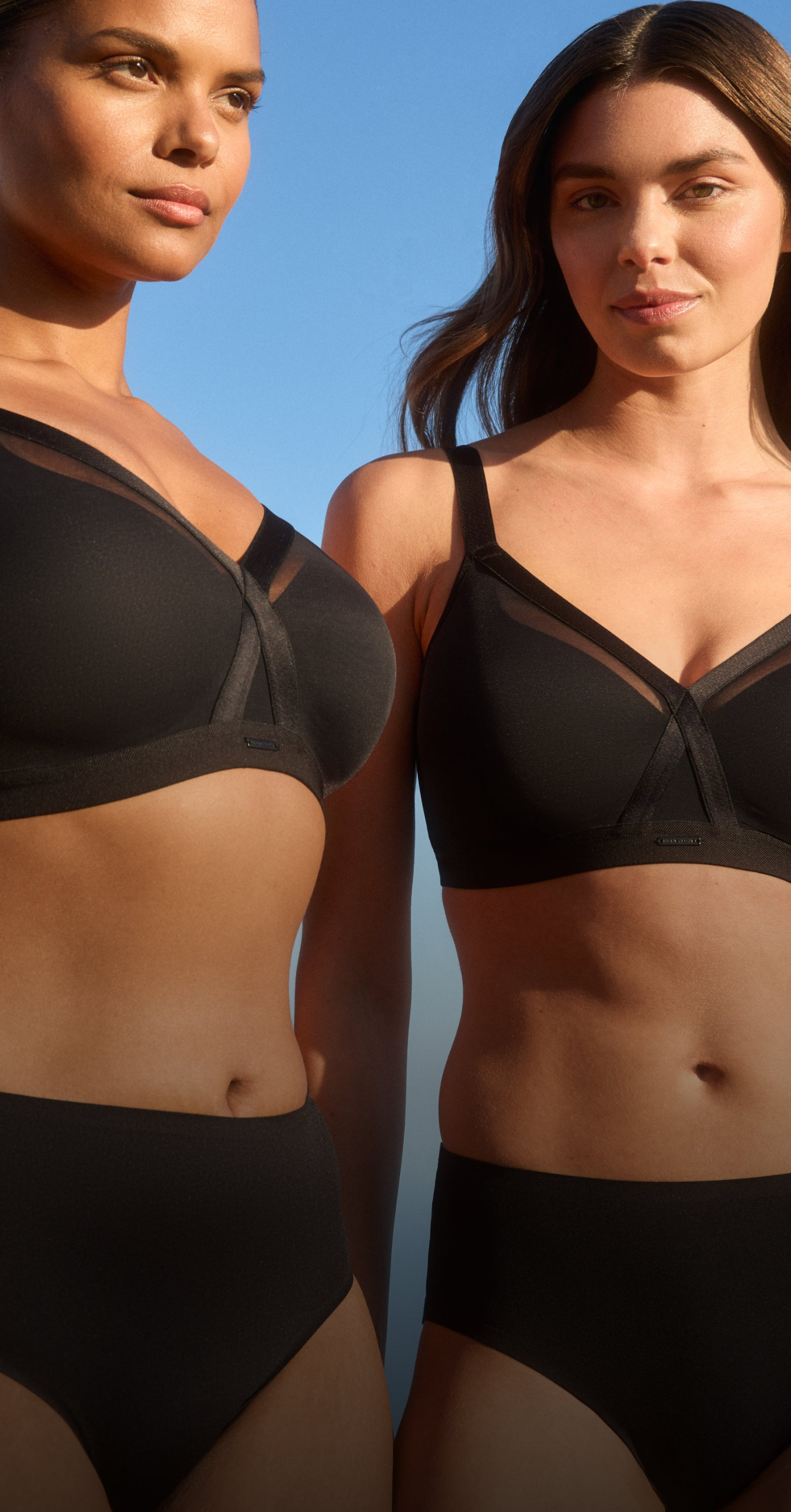 Model wearing the X Balance Bra